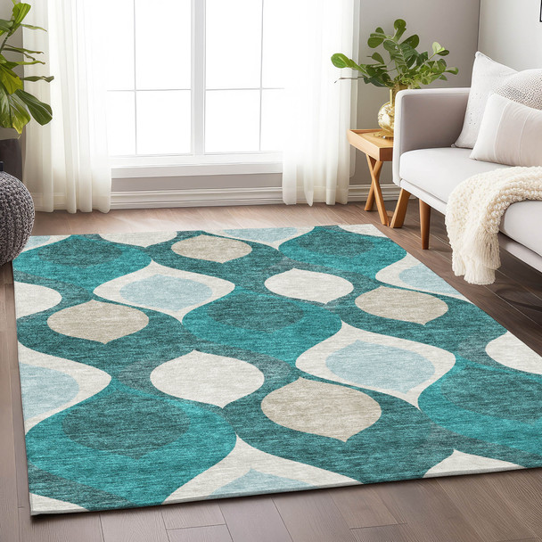 Addison Mayfield AMF749 Teal Rug