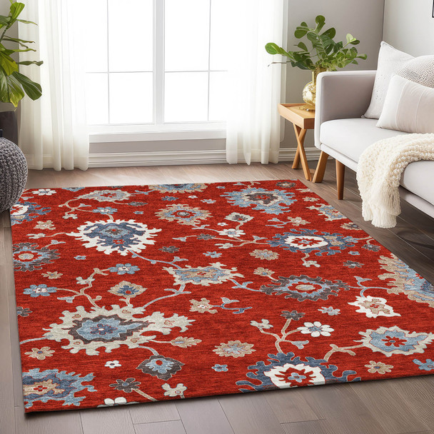 Addison Mayfield AMF753 Red Rug