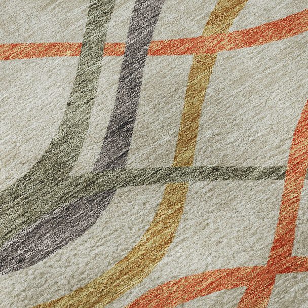 Addison Mayfield AMF757 Orange Rug