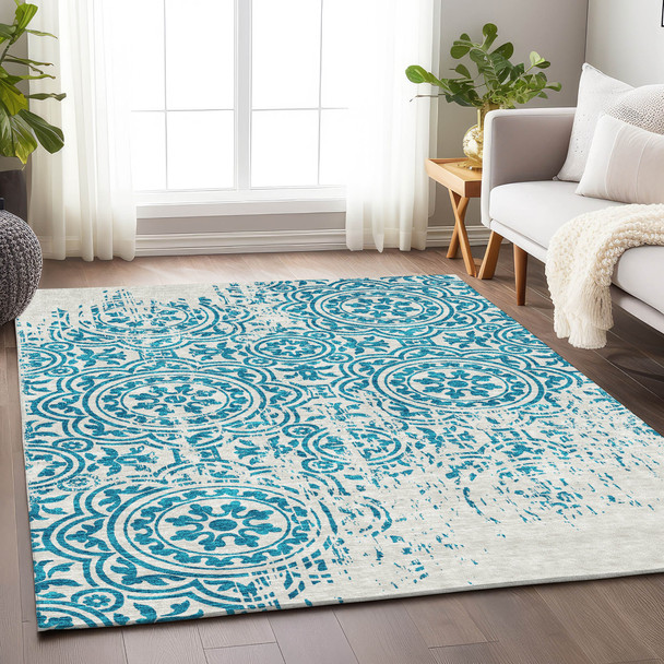 Addison Mayfield AMF758 Teal Rug