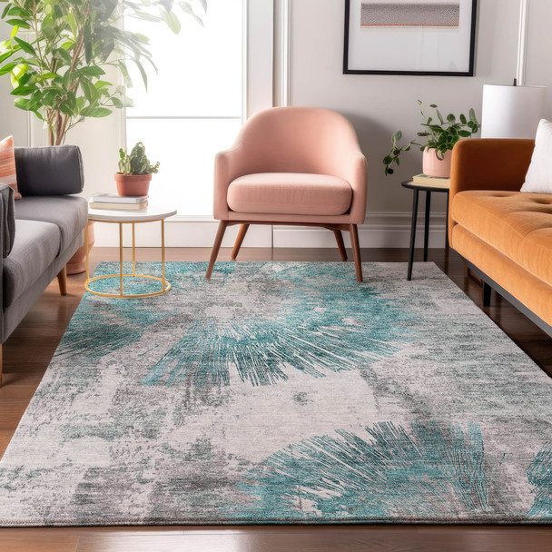 Addison Mayfield AMF773 Teal Rug