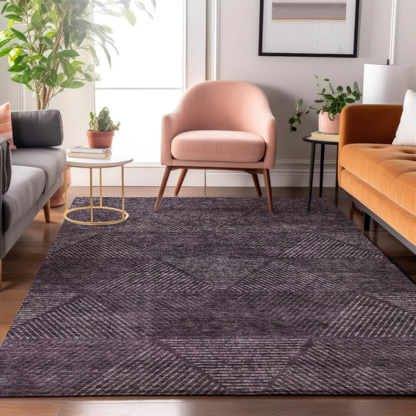 Addison Mayfield AMF777 Eggplant Rug