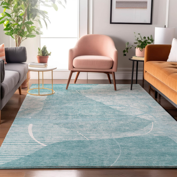 Addison Mayfield AMF805 Turquoise Rug