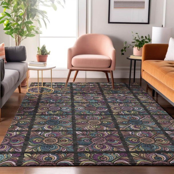 Addison Mayfield AMF852 Black Rug