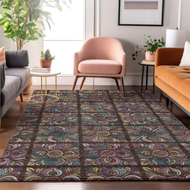 Addison Mayfield AMF852 Chocolate Rug