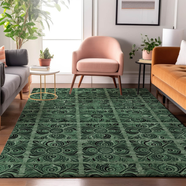 Addison Mayfield AMF853 Green Rug