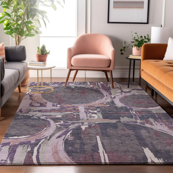 Addison Mayfield AMF855 Purple Rug