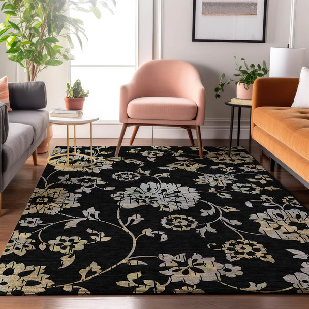 Addison Mayfield AMF856 Black Rug