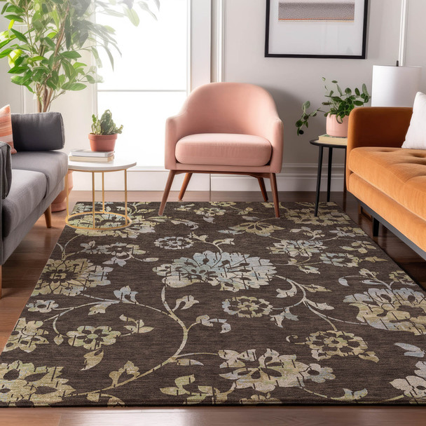 Addison Mayfield AMF856 Chocolate Rug
