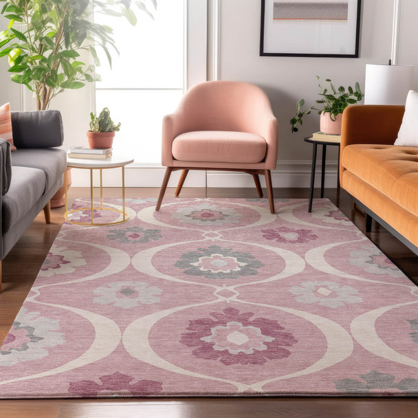 Addison Mayfield AMF858 Pink Rug