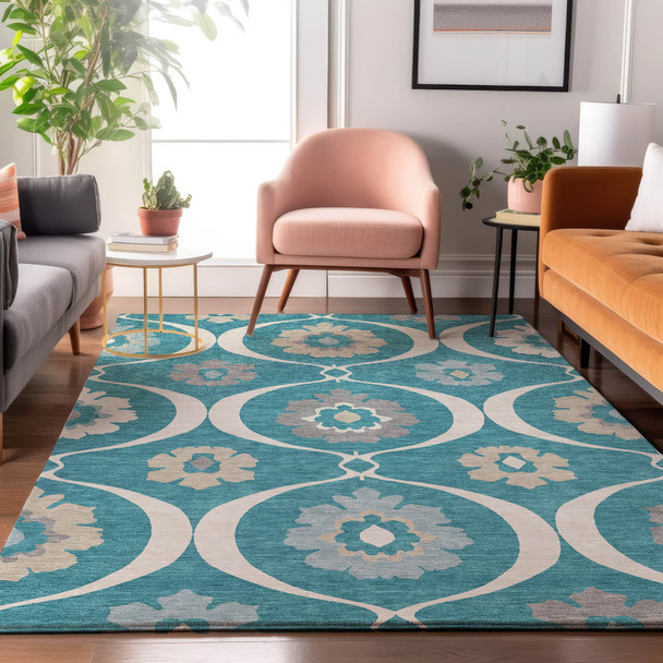 Addison Mayfield AMF858 Teal Rug