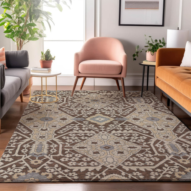 Addison Mayfield AMF863 Chocolate Rug