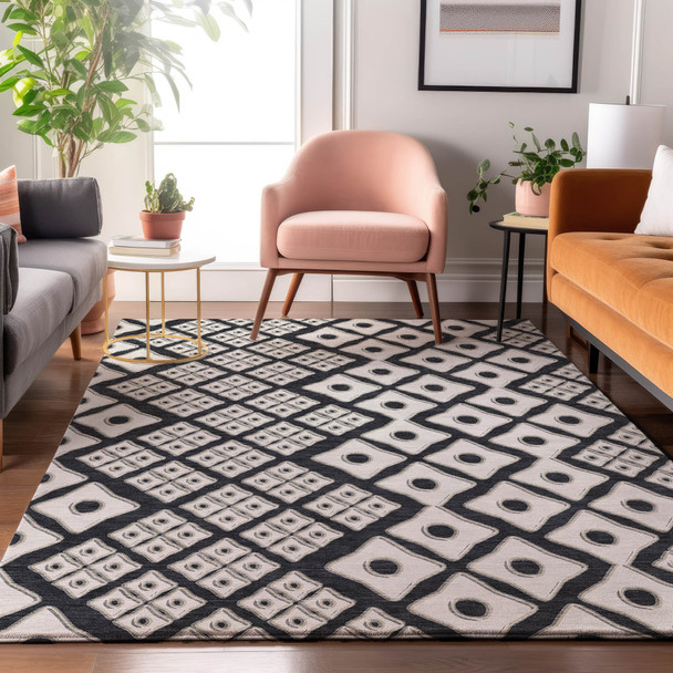 Addison Mayfield AMF866 Black Rug