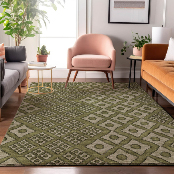 Addison Mayfield AMF866 Olive Rug