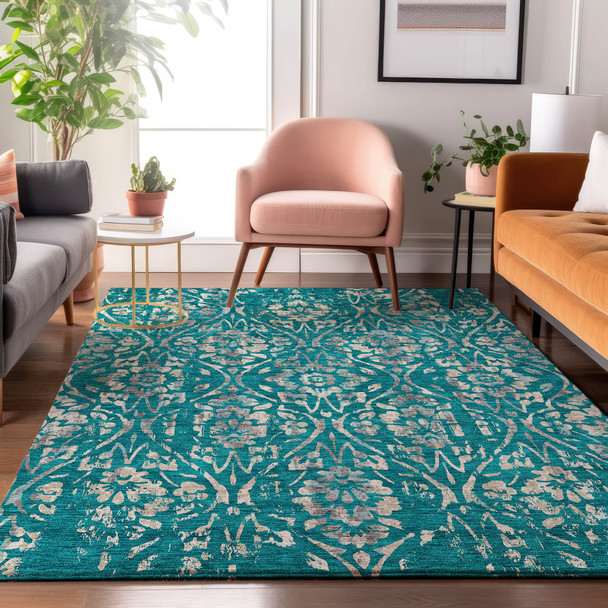 Addison Mayfield AMF868 Teal Rug