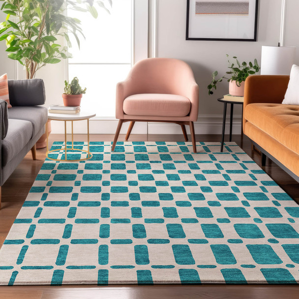 Addison Mayfield AMF871 Teal Rug