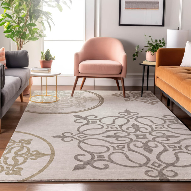Addison Mayfield AMF874 Ivory Rug