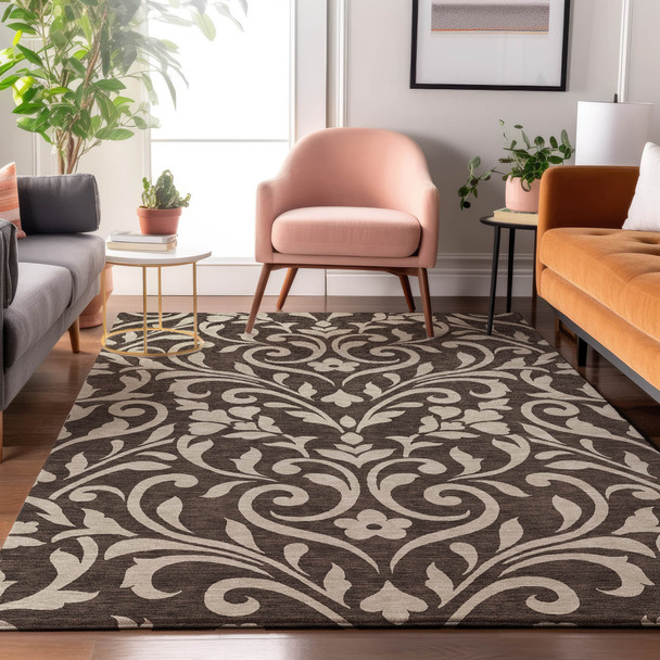 Addison Mayfield AMF875 Chocolate Rug
