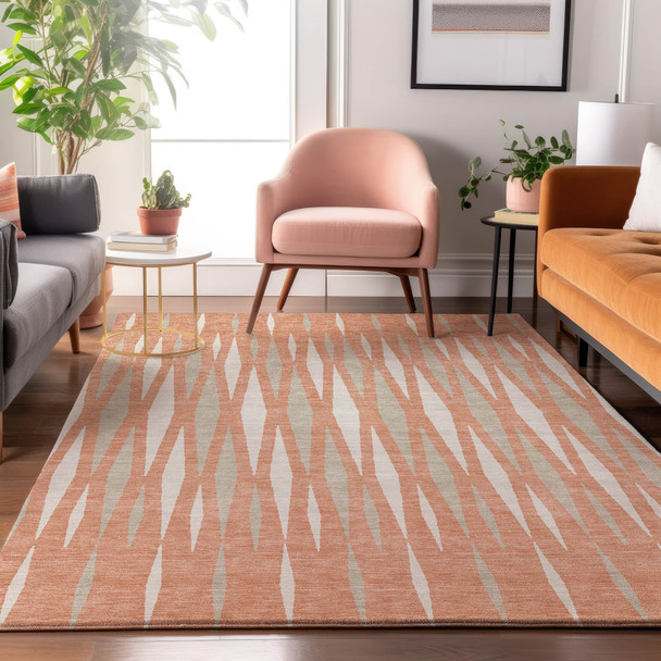 Addison Mayfield AMF881 Salmon Rug