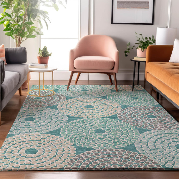 Addison Mayfield AMF882 Teal Rug