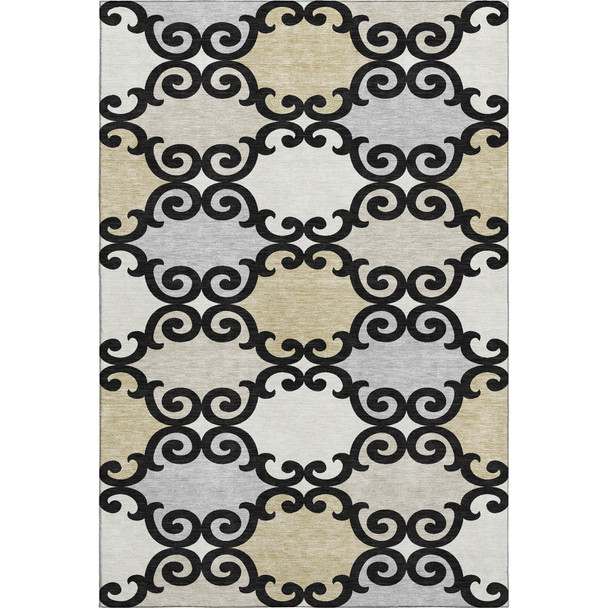 Addison Mayfield AMF883 Black Rug