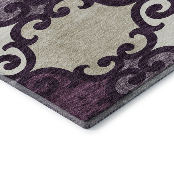 Addison Mayfield AMF883 Eggplant Rug
