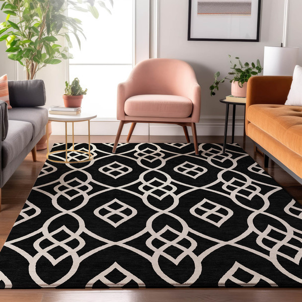 Addison Mayfield AMF884 Black Rug
