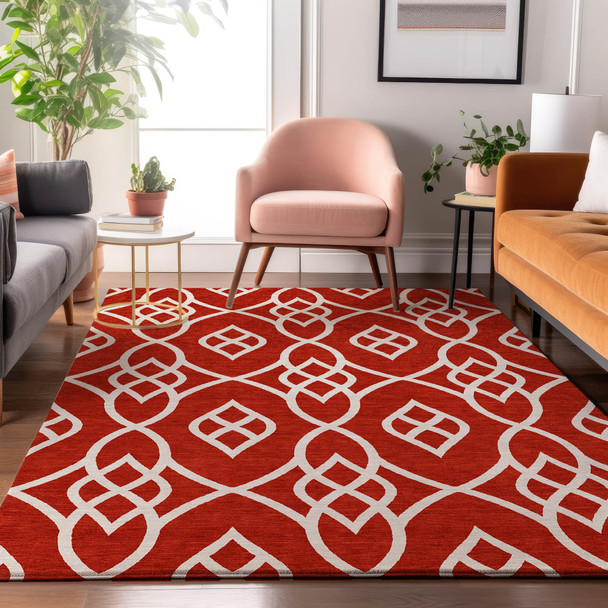 Addison Mayfield AMF884 Red Rug