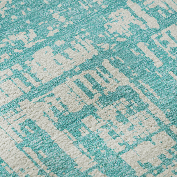 Addison Mayfield AMF895 Aqua Rug