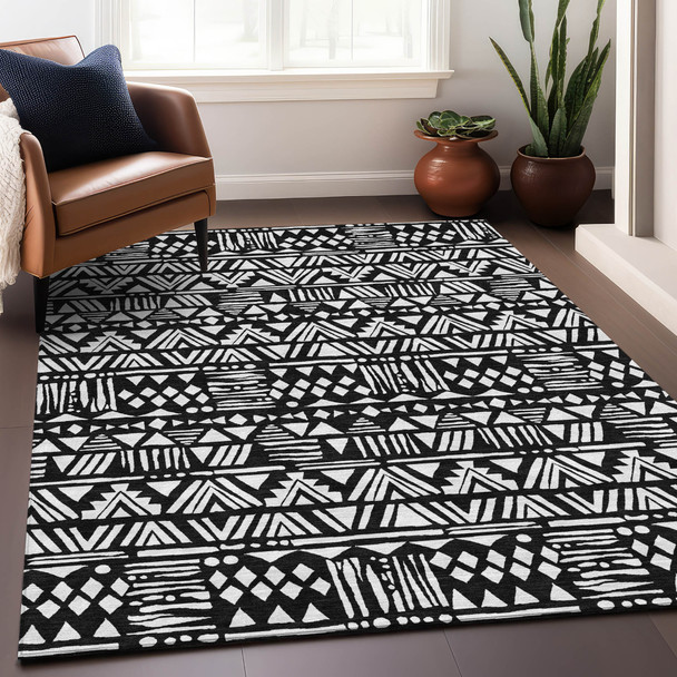 Addison Mayfield AMF907 Black Rug