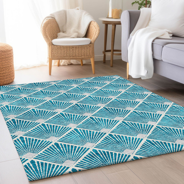 Addison Mayfield AMF914 Teal Rug