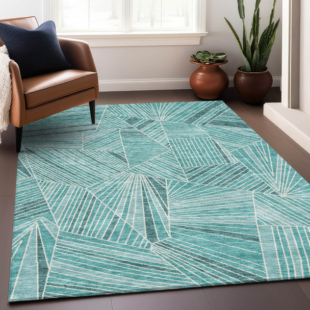 Addison Mayfield AMF915 Teal Rug
