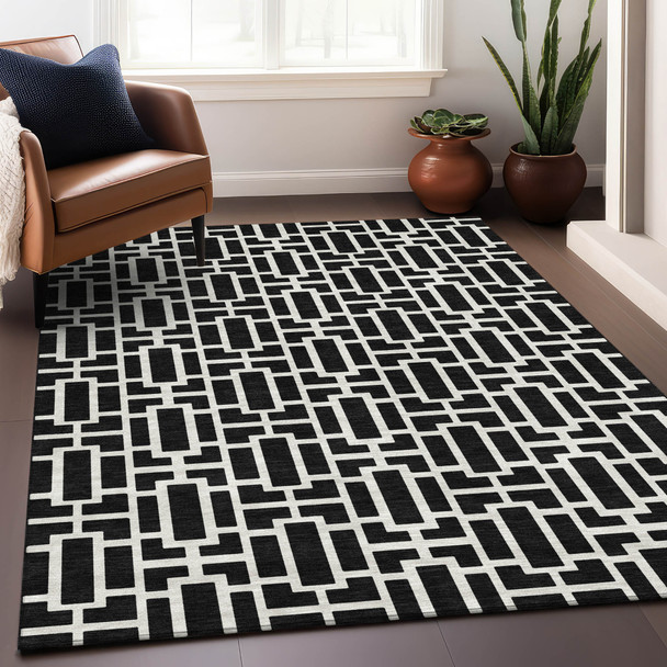 Addison Mayfield AMF916 Black Rug
