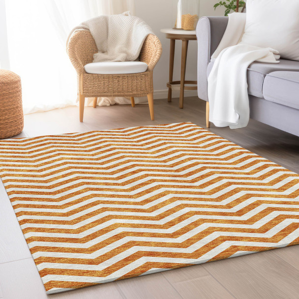 Addison Mayfield AMF922 Orange Rug