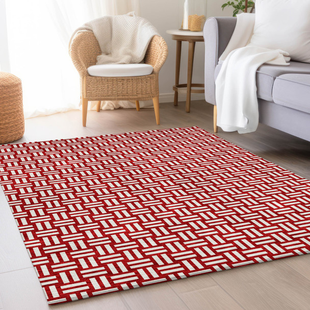 Addison Mayfield AMF925 Red Rug