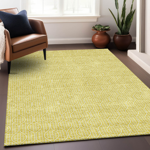 Addison Mayfield AMF926 Yellow Rug