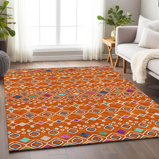 Addison Mayfield AMF938 Orange Rug