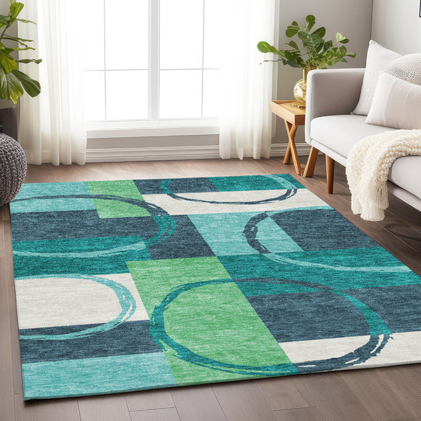 Addison Mayfield AMF943 Teal Rug