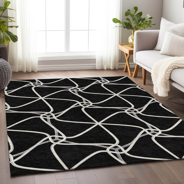 Addison Mayfield AMF948 Black Rug