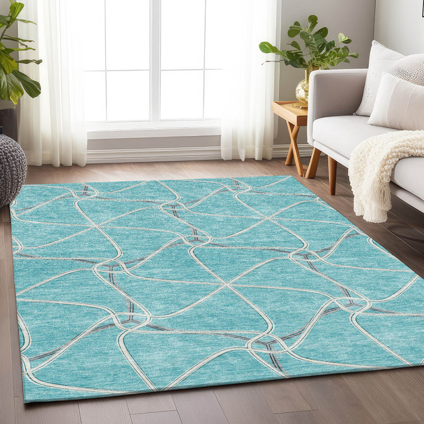 Addison Mayfield AMF948 Teal Rug