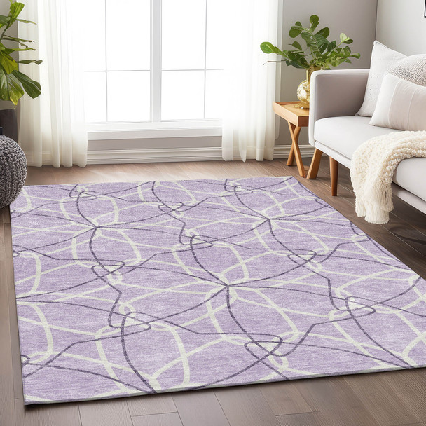 Addison Mayfield AMF950 Lavender Rug