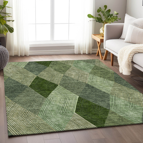 Addison Mayfield AMF962 Green Rug