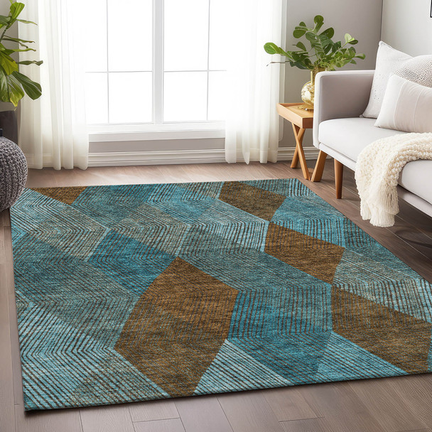 Addison Mayfield AMF962 Teal Rug