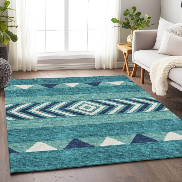 Addison Mayfield AMF965 Teal Rug
