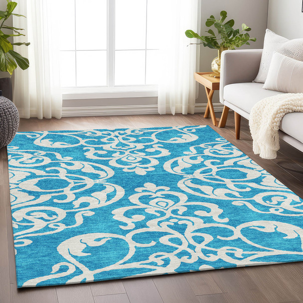 Addison Mayfield AMF973 Turquoise Rug