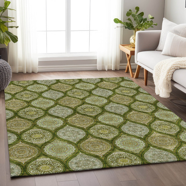 Addison Mayfield AMF976 Olive Rug