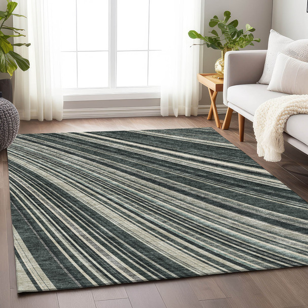 Addison Mayfield AMF981 Black Rug