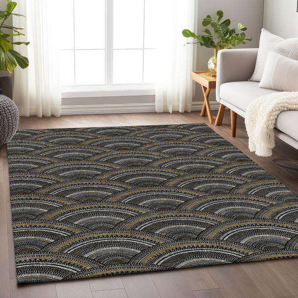 Addison Mayfield AMF984 Black Rug