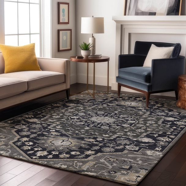 Addison Mayfield AMF985 Black Rug