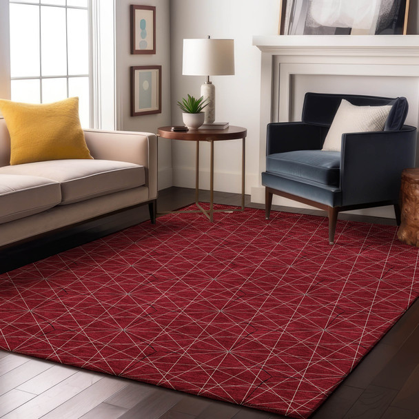 Addison Mayfield AMF987 Red Rug